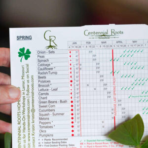 Up close of Garden Planner - Spring Garden Resource